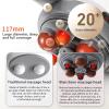McbeAn Stomach Massager, Electric Abdominal Massager with Hot Compress Function, 30mm Bianstone Deep Massage, 3 Levels Intensity Adjustable, Clockwise/Counterclockwise Kneading, Promote Metabolism view 3