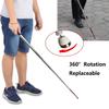 SZPLLZY Portable Blind Walking Stick, 9-Section Short Blind Cane, 125cm/49in Adjustable Cane Walking Cane for The Blind and Vision Impaired view 2
