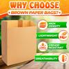 120 Pcs Versatile Small Brown Paper Bags - Brown Lunch Bags for Home and Commercial Use, Good for Sandwiches, Bread, and Cookies, Convenient Size (6.3 x 2 x 4.7"), Durable and Easy to Store view 3