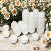 10 Pcs White 20g Plastic Pill Bottles Refillable Storage Containers, Travel Size Jars for Tablets, Vitamins, Crafts & More view 1