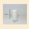 10 Pcs White 20g Plastic Pill Bottles Refillable Storage Containers, Travel Size Jars for Tablets, Vitamins, Crafts & More view 3