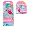 ark future Cien Silk Shine 5-Blade Razor System with Aloe Vera, Shea Butter, Jojoba Oil & Vitamin E Includes 3 Replacement Blades for Smooth Skin For Normal & Sensitive Skin