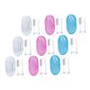 WRITWAA 18pcs Finger Toothbrush Silicone Boy Girl Boy Girl Oral Cleaning Brush and Soft Chewable Toothbrush Storage Boxes for Brushing Without Toothpaste view 3