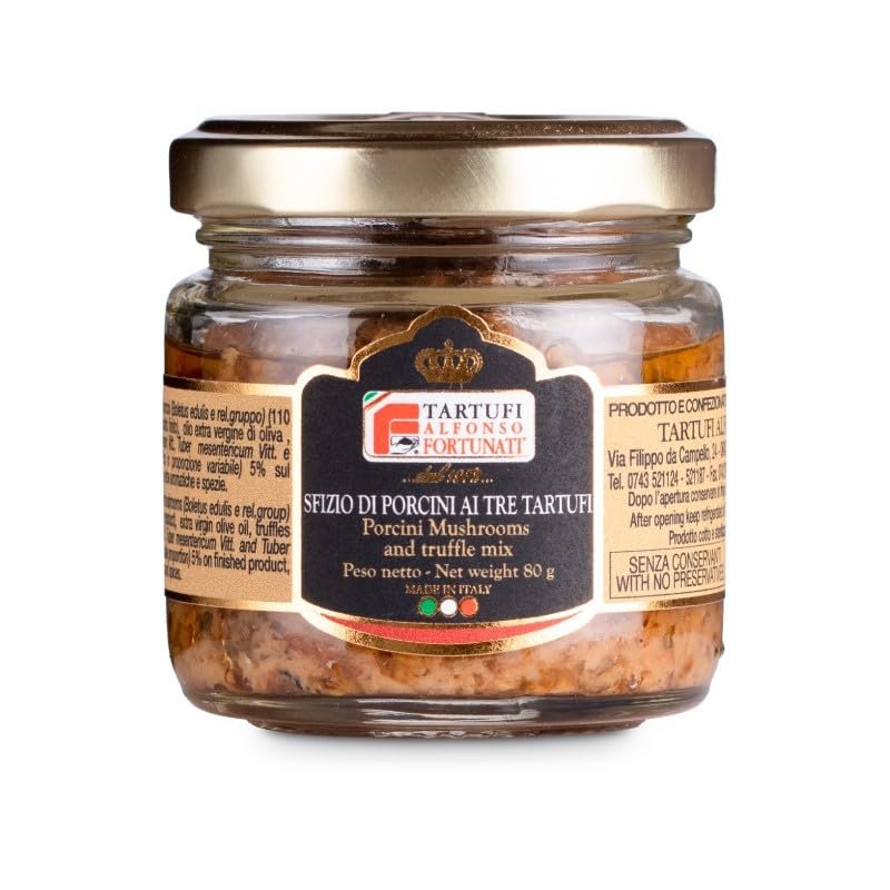 Sfizio Porcini with Three Truffles 80 g Jar