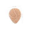 SAFIGLE Natural Walnut Seed and Removing Dead Skin Shower Sponge for Deep Cleansing Soft Exfoliating Sponge for Face for Daily Use Bath and Facial Care view 2