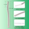 Eyebrow Razor with 10 Stainless Steel Blades and Portable Case. Women's Face Razor Made of Anti-Rust Alloys, Elegant and Durable, Sharpened Razor in Silver view 2
