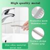 Eyebrow Razor with 10 Stainless Steel Blades and Portable Case. Women's Face Razor Made of Anti-Rust Alloys, Elegant and Durable, Sharpened Razor in Silver view 3