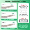 Eyebrow Razor with 10 Stainless Steel Blades and Portable Case. Women's Face Razor Made of Anti-Rust Alloys, Elegant and Durable, Sharpened Razor in Silver view 4