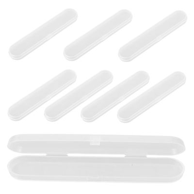 SAFIGLE 8pcs Portable Box for Travel Chopstick Case and Plastic Flatware Holder for Lunch Bag and Utensil Storage