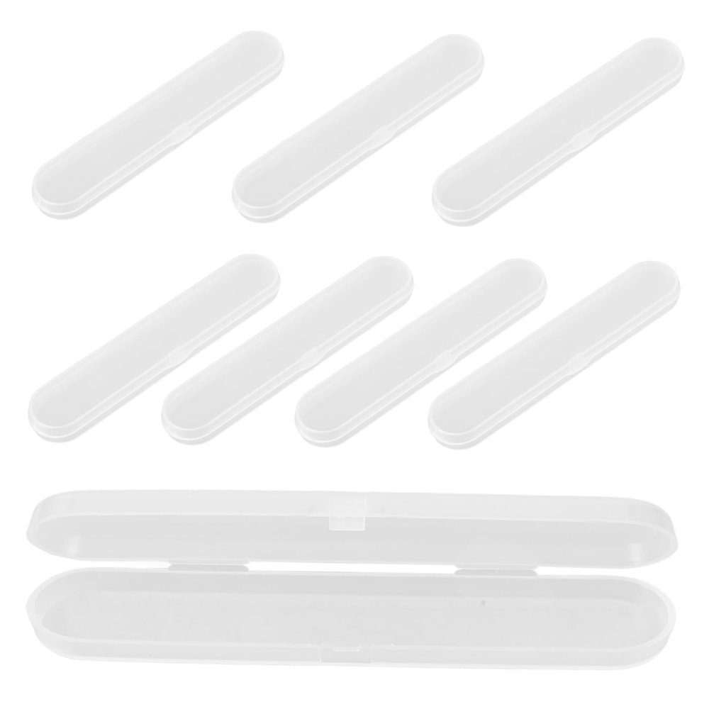 SAFIGLE 8pcs Portable Box for Travel Chopstick Case and Plastic Flatware Holder for Lunch Bag and Utensil Storage