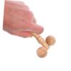 POPETPOP 2pcs Manual Wooden Massager Tool for Facial Body and Foot Massage Portable Wooden Roller for Home and Travel Use view 3