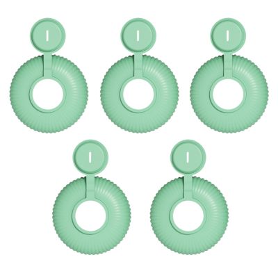 Fierudeng On Handle Holder, Drip-Proof On Handle Holder, Pack of 5 Silicone Holder, Reusable, No Cold Feeling for Home, Re, Outdoor, Parties