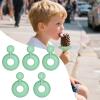 Anti-drip Children's Ice Cream Holder with 5 Silicone Pieces | Practical Accessories for Melting Desserts, Prevents Drips for Boys and Girls view 3