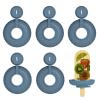 - Holder | Drip Proof Holder - Pack of 5 Silicone Holders Reusable, No Cold Feeling for Home, Re, Outdoor, Parties view 1