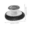 SAFIGLE Dish Scrub Brush Steel Wire Scrubber with Handle for Kitchen Utensils and Stoves Lightweight Versatile Design for Tough Cleaning Tasks view 2