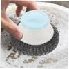 SAFIGLE Dish Scrub Brush Steel Wire Scrubber with Handle for Kitchen Utensils and Stoves Lightweight Versatile Design for Tough Cleaning Tasks view 3