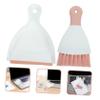 WATIIFUFU Mini Broom Dustpan Set Cleaning Set for Home Office Car Camping Portable Dustpan Brush Brush and Pan for Desk Floor view 4