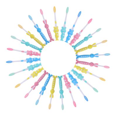 VALICLUD 32pcs Kids Toothbrushes Bulk Cute Cartoon Kids Toothbrush with Soft Bristles Gentle Cleaning for Toddlers at Home