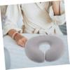 VALICLUD U-shaped Massage Pillow Face Massage Cushion Memory Foam Spa Facial Rest Pillow Beauty Salon Use Space Gray view 4