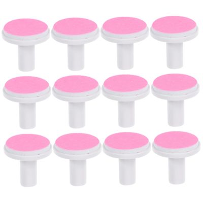 IWOWHERO 12Pcs Electric Nail File Pads for Adult Electric Nail Trimmer, Replacement Grinding Heads for Fingernails Toes, Sandpaper Pads Accessory