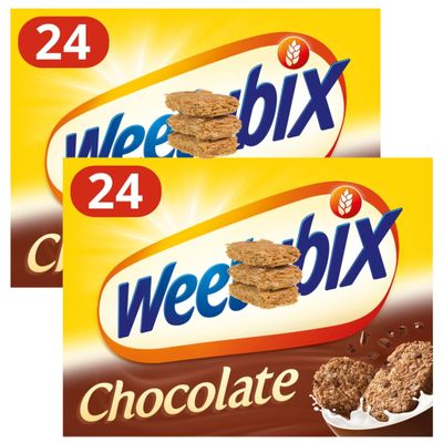 Chocolate Wheat Cereal Biscuits 24 Biscuits Pack of 2