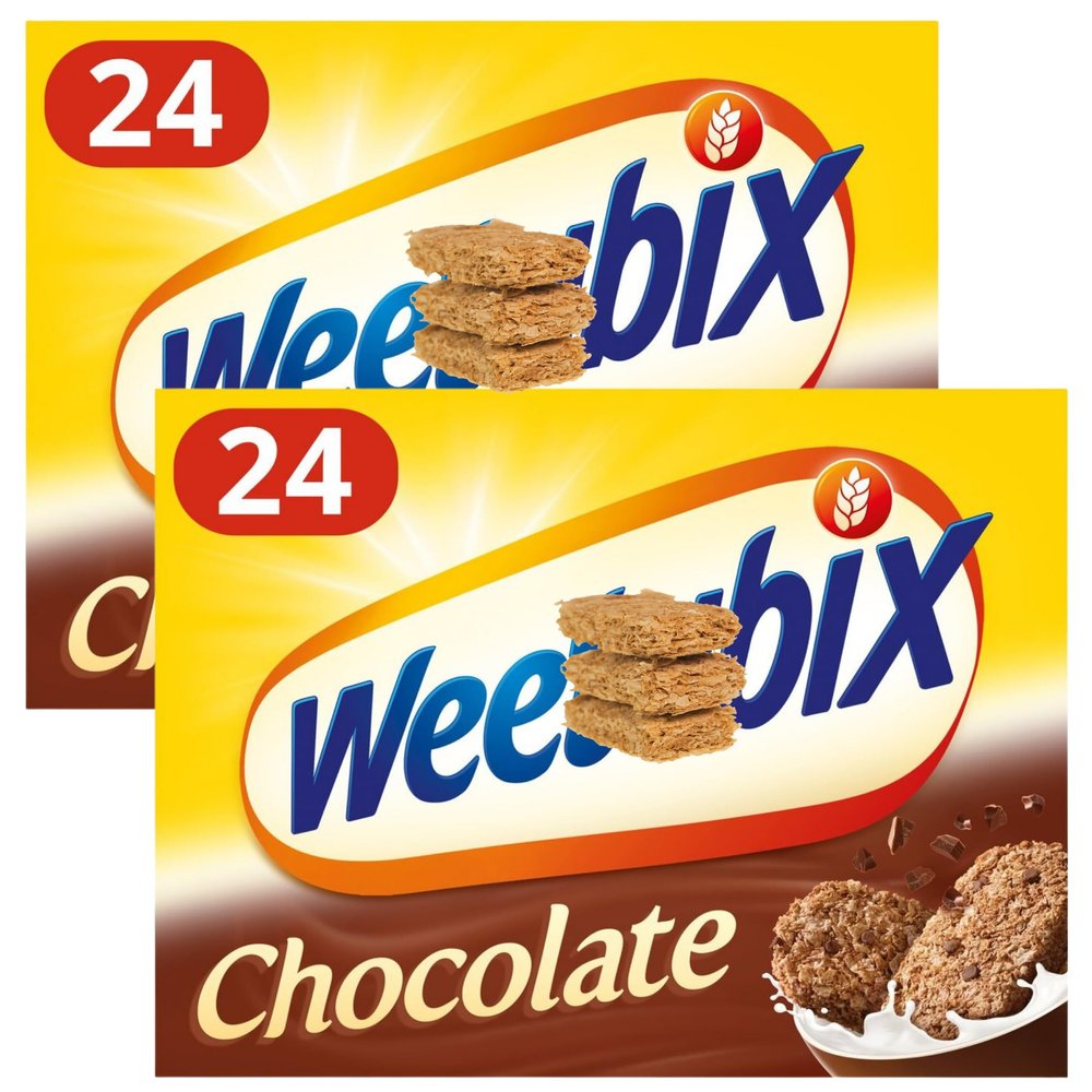 Chocolate Wheat Cereal Biscuits 24 Biscuits Pack of 2