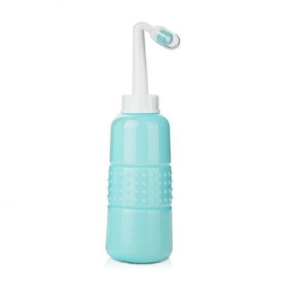 Mom Upside Down Peri Bottle for Postpartum Care, Portable Bidet Perineal Cleansing Tool, Mom Peri Bottle for Postpartum Essentials (Blue, 350ml)
