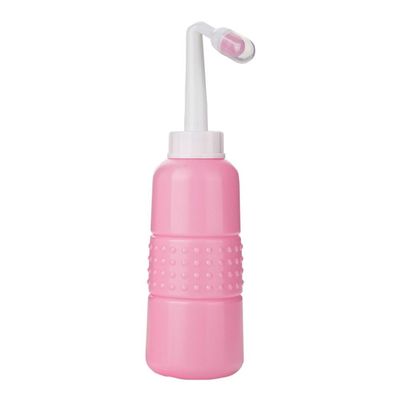 Mom Upside Down Peri Bottle for Postpartum Care, Portable Bidet Perineal Cleansing Tool, Mom Peri Bottle for Postpartum Essentials (Pink, 350ml)
