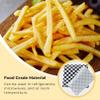100 Pcs Black and White Greaseproof Paper Sheets,Grease Proof,Burger Wrapping,Checkered Wax Papers Wrap Sheet for Food Deli Liner,Liners Sandwich Fish and Chip Wraps for BBQ,Picnic,Party view 4