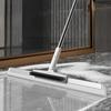 2 in 1 Floor Cleaner Mop Magic Broom for Scraping and Sweeping 180 Rotate Bathroom Floor Brush Scraper with Long Handle,Glass,Tile,Windows, Kitchen to Remove Water,Dust Cleaning Tool view 1
