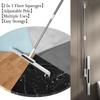 2 in 1 Floor Cleaner Mop Magic Broom for Scraping and Sweeping 180 Rotate Bathroom Floor Brush Scraper with Long Handle,Glass,Tile,Windows, Kitchen to Remove Water,Dust Cleaning Tool view 4