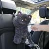 Agmoctz Plush Tissue Box Cover Stand Home Desk Decoration Cat Shaped Plush Doll Decorative Tissue Bag view 2