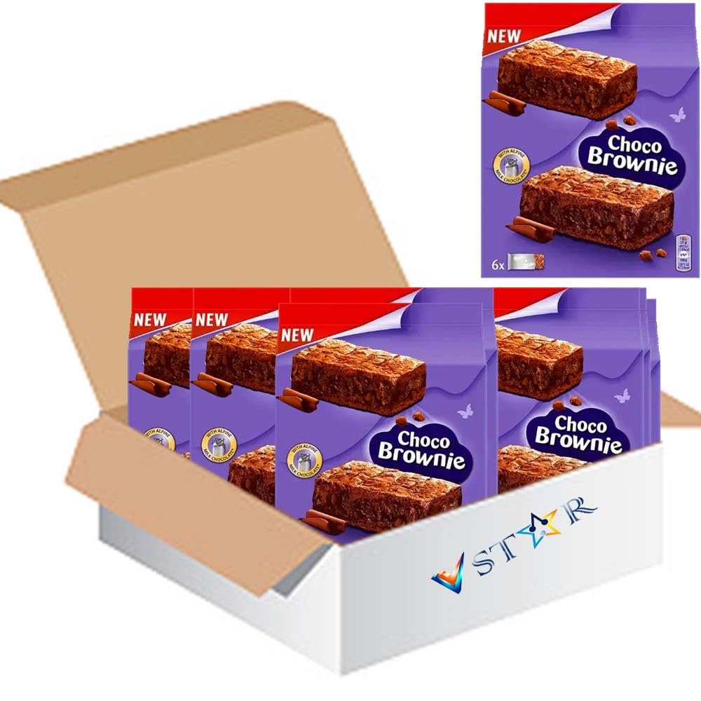 Chocolate Brownie Bar 150g Soft Cocoa Sponge Cake with Milk Chocolate Coating Individually Wrapped Sweet Snack - mk (9)
