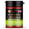 Red Label Health Zinc Magnesium and Vitamin B6 Tablets Pack of 120 Tablets (4 Months Supply), High Strength Supplements for Men & Women, Sleep Aid, Muscle Recovery, Better Sleep, UK view 1