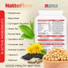 NattoFlow - 200mg 4000 FUs - High Strength Nattokinase Supplement for Heart Health - Plus Black Seed, Sea Moss, Green Tea, Dandelion, NAC, Coriander, Fennel, Selenium, Vitamin D3-60 Vegan Capsules view 3