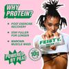 Feisty Drinks Protein Soda Green Apple & Lime 12x330ml, 10g Plant-Based Protein, Healthy Soda, Healthy Fizzy Drinks, No Added Sugar, Sparkling Drinks view 3