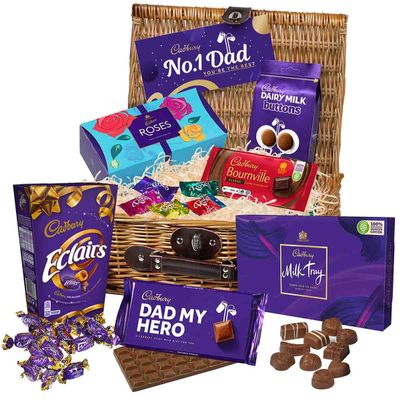 Cadbury Dad My Hero Chocolate Gift Basket - Father's day gift