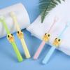 DINHEAROM Cartoon Bristle Toothbrushes and Effective Teeth Cleaning Encouraging Oral Care Habits 4pcs Soft Pp Material with Adorable Design for Kids Ages 2-10 for Children view 3