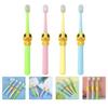 DINHEAROM Cartoon Bristle Toothbrushes and Effective Teeth Cleaning Encouraging Oral Care Habits 4pcs Soft Pp Material with Adorable Design for Kids Ages 2-10 for Children view 4