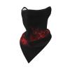 DEXNEL Explosion Burst Red Black Face Mask Summer Cover Protection Balaclava Men Women for Beach Activities
