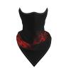 DEXNEL Explosion Burst Red Black Face Mask Summer Cover Protection Balaclava Men Women for Beach Activities view 2