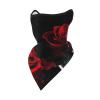DEXNEL Red Rose 3 Face Mask Summer Cover Protection Balaclava Men Women for Beach Activities