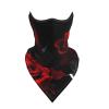 DEXNEL Red Rose 3 Face Mask Summer Cover Protection Balaclava Men Women for Beach Activities view 2