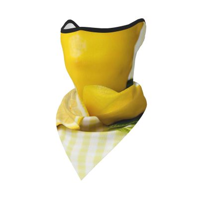 DEXNEL Yellow Lemon Face Mask Summer Cover Protection Balaclava Men Women for Beach Activities