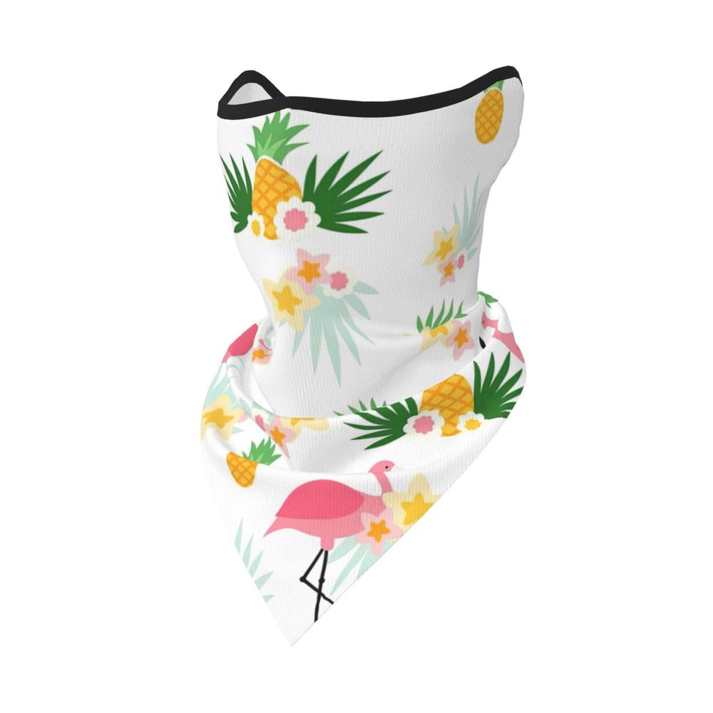 DEXNEL Flamingos and Pineapples Face Mask Summer Cover Protection Balaclava Men Women for Beach Activities