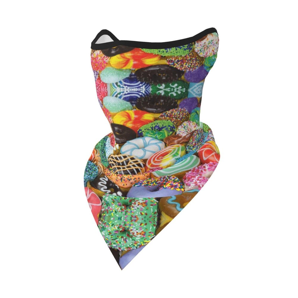 DEXNEL Donuts Face Mask Summer Cover Protection Balaclava Men Women for Beach Activities