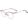 ETETGVG Women Reading Glasses Retro Metal Spring Hinge Clear Spectacle(4) view 1