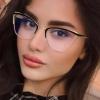 ETETGVG Women Reading Glasses Retro Metal Spring Hinge Clear Spectacle(4) view 2