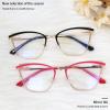 ETETGVG Women Reading Glasses Retro Metal Spring Hinge Clear Spectacle(4) view 3