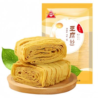 Handmade tofu shreds - traditional craftsmanship, rich bean flavor, suitable for both cold and hot stir-fry